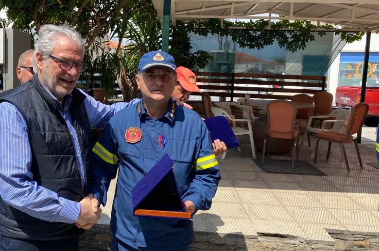 Επίσκεψη Υπουργού Κλιματικής Κρίσης και Πολιτικής Προστασίας Χρ.Στυλιανίδη στη Σάμο