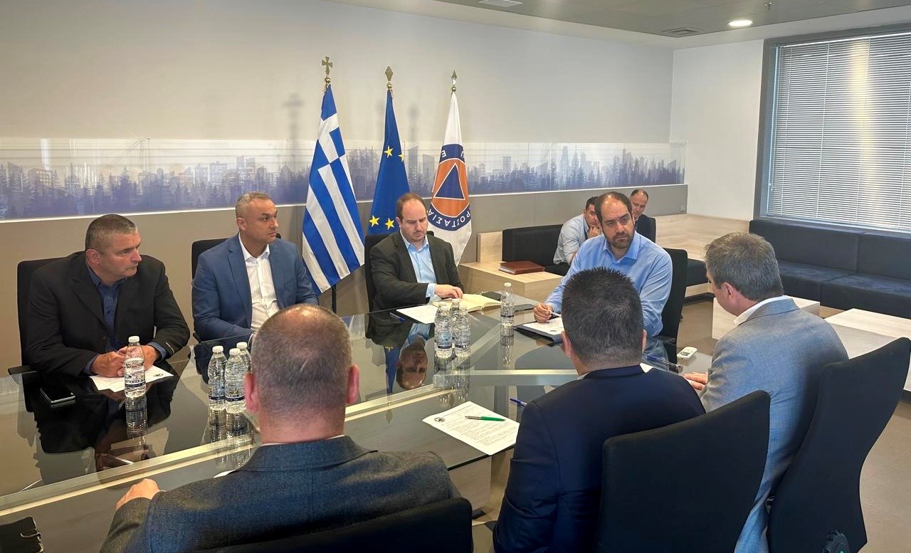 Συνάντηση Υπουργού Κλιματικής Κρίσης και Πολιτικής Προστασίας με την Ένωση Αξιωματικών Πυροσβεστικού Σώματος