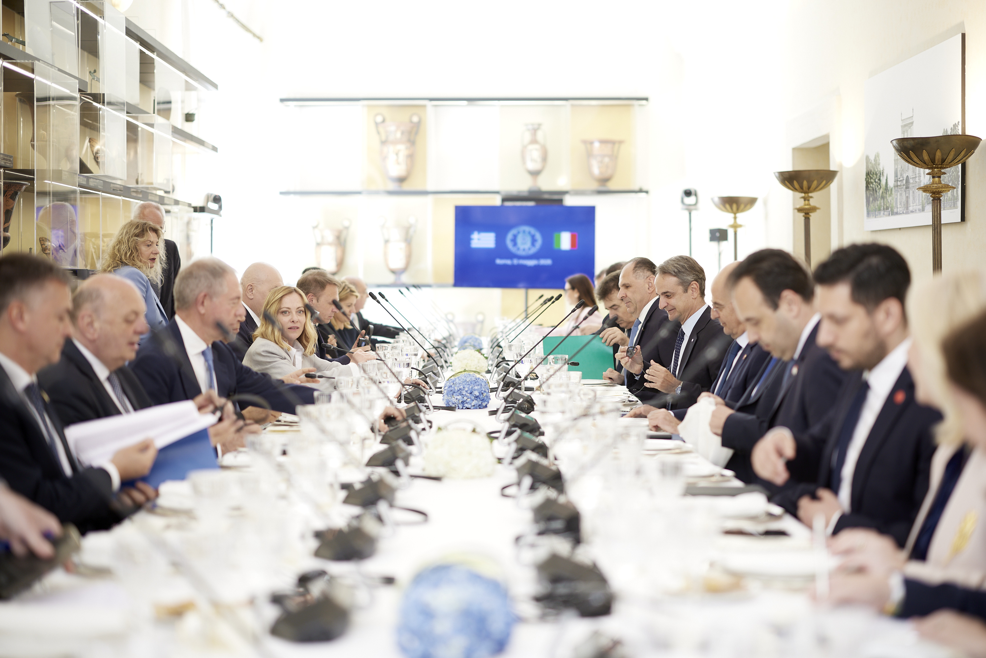 Συμμετοχή Υπουργού Κλιματικής Κρίσης και Πολιτικής Προστασίας στο Ανώτατο Συμβούλιο Συνεργασίας Ελλάδας – Ιταλίας στη Ρώμη