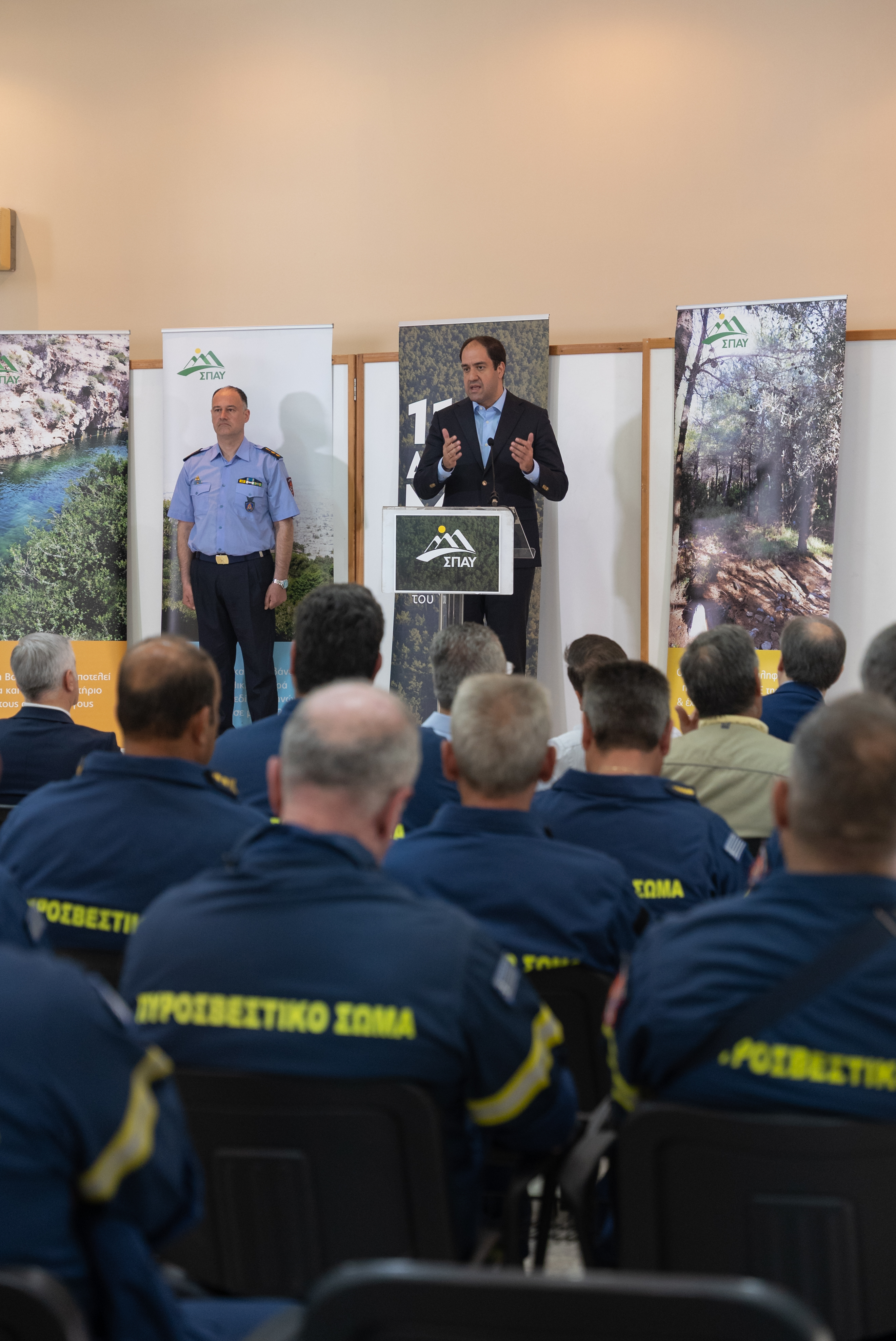 Επίσκεψη του Υπουργού Κλιματικής Κρίσης και Πολιτικής Προστασίας Γιάννη Κεφαλογιάννη στον ΣΠΑΥ