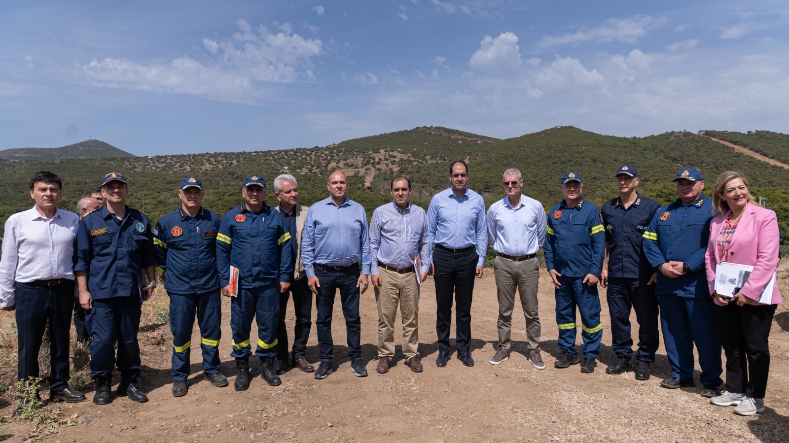 Παρουσία Υπουργού Κλιματικής Κρίσης και Πολιτικής Προστασίας Γιάννη Κεφαλογιάννη στην άσκηση «ΔΙΑ ΠΥΡΟΣ 2025»
