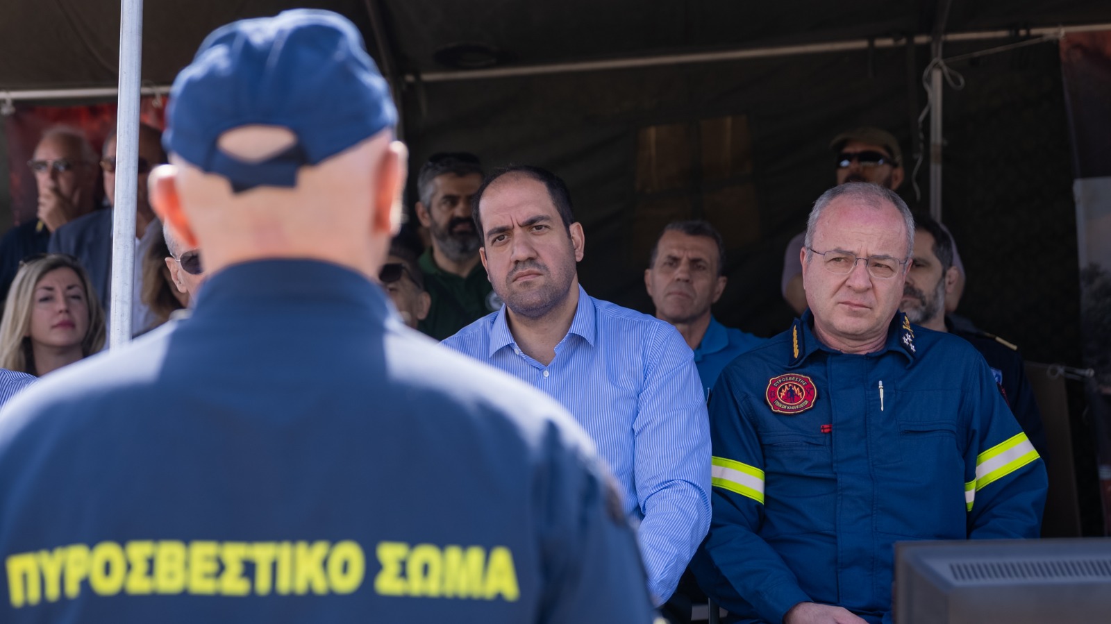 Παρουσία Υπουργού Κλιματικής Κρίσης και Πολιτικής Προστασίας Γιάννη Κεφαλογιάννη στην άσκηση «ΔΙΑ ΠΥΡΟΣ 2025»