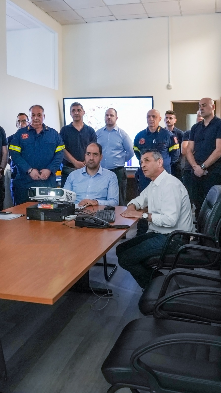  Επίσκεψη Υπουργού Κλιματικής Κρίσης και Πολιτικής Προστασίας Γιάννη Κεφαλογιάννη στο Αρχηγείο του Πυροσβεστικού Σώματος, το Περιφερειακό Κέντρο Επιχειρήσεων Αττικής και την Διεύθυνση Αντιμετώπισης Εγκλημάτων Εμπρησμού 