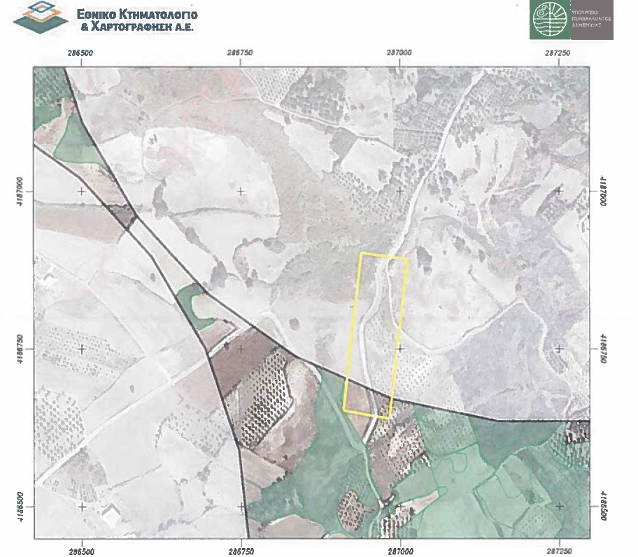 Με κίτρινη σήμανση η περιοχή που έχει υποστεί κατολίσθηση